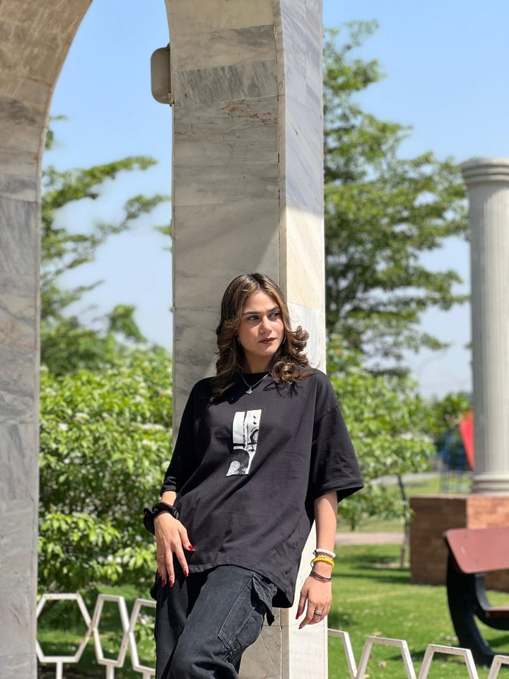 DROP SHOULDER KELI ART T-SHIRT - Sieyah - Sieyah - sieyah -